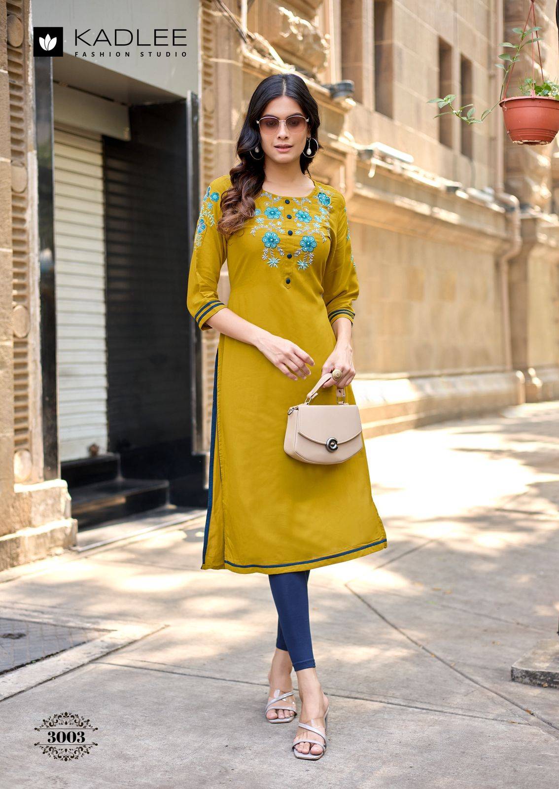  Suchitra  By KADLEE 3001 To 3006 Series Beautiful Festive Suits Colourful Heavy Rayon kurtis At Wholesale Price